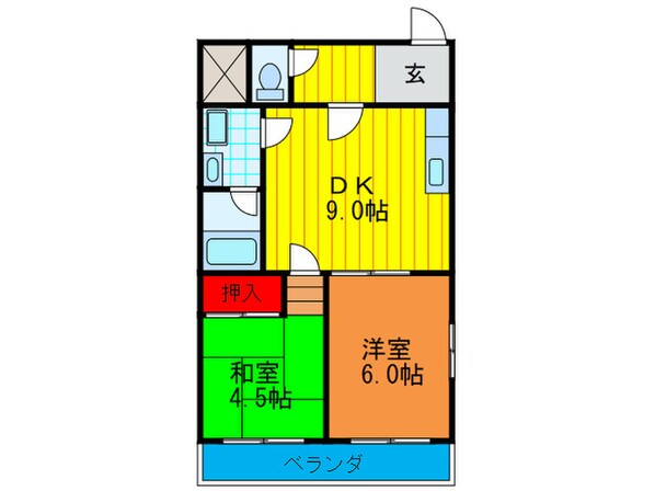 メルヘンハイツ　大久保の物件間取画像